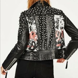Zara leather jacket